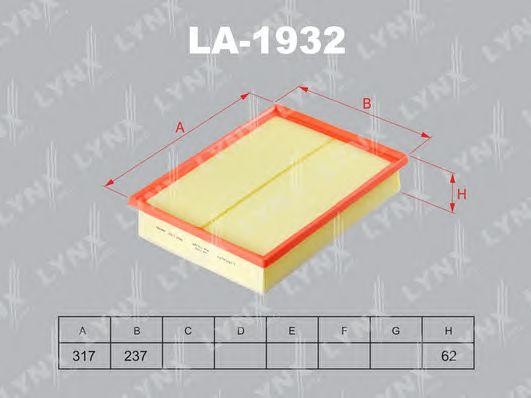 Фильтр воздушный подходит для TOYOTA Land Cruiser Prado(150) 4.0 09 LA-1932 LA-1932 LYNXAUTO