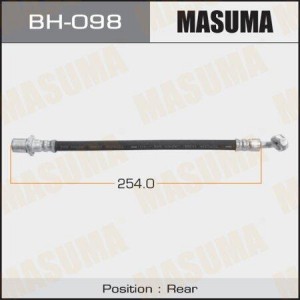 шланг тормозной задний левый! L=254\ Toyota Land Cruiser 3.4/3.0TD 96> BH-098 MASUMA