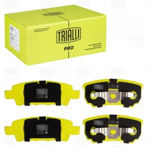 Колодки тормозные дисковые задние керамические PRO PF1102CR TRIALLI