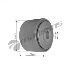 Сайлентблок кабины 20*90*70  XF95;2VNT 200057 MANSONS