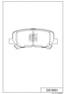 Колодки тормозные задн. Honda Pilot USA, Acura ZDX 3.5,3.7 09- D5190H D5190H MK KASHIYAMA