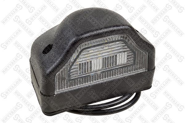 фонарь освещения номерного знака! чёрный 8LED-24V 98x67 с проводом \Universal 8733664SX STELLOX