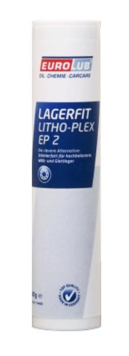 Смазка литиевая высокотемпературная EUROLUB LAGERFIT Grease LITHO-PLEX EP-2 400г 714400 EUROLUB