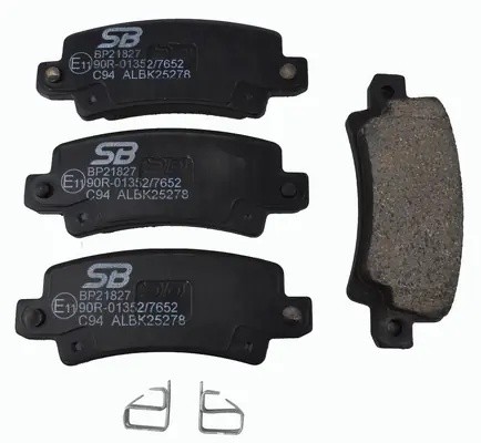 Колодки тормозные задние TOYOTA COROLLA (E12) 0206 BP21827 BP21827 SB NAGAMOCHI