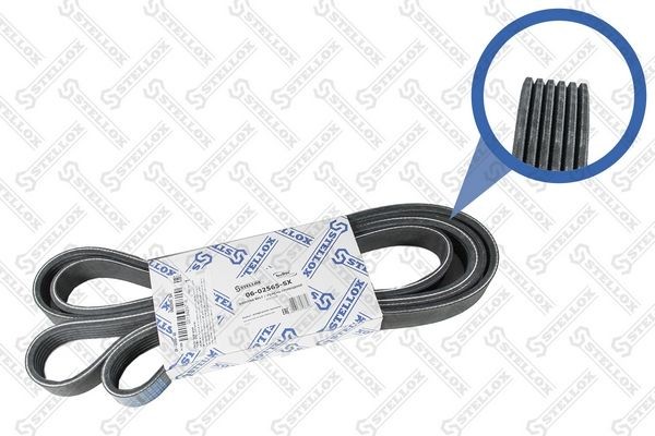ремень поликлиновой! 6PK2565 \ Mitsubishi Lancer 2.0 07> 06-02565-SX STELLOX