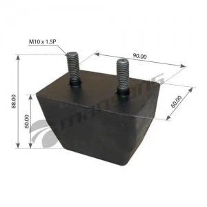 отбойник рессоры! M10x1.5/89x59x60мм DAF 200159 MANSONS