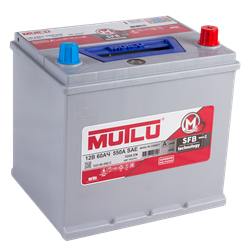 Аккумулятор MUTLU SFB Asia 60А/ч обратная полярность SMF 55D23FL D23.60.052.C MUTLU