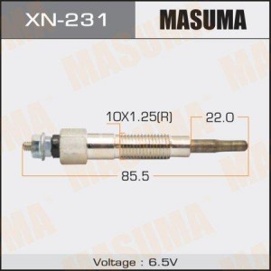 свеча накаливания!\ Nissan Patrol 2.8TD/4.2D 88-97 XN-231 MASUMA