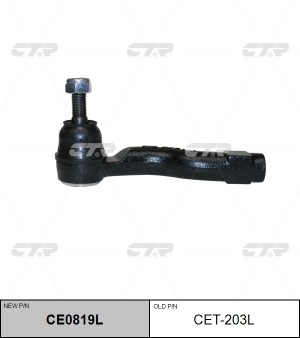 Наконечник рулевой тяги левый (нов арт CE0819L) CET-203L CET-203L CTR