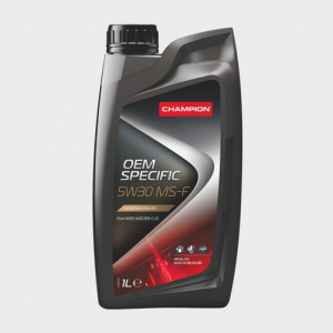 Масло моторное CHAMPION OIL OEM SPECIFIC MS-F 5W-30 SL/CF A1/B1/A5/B5 синтетичес 8209314 CHAMPION LUBRICANTS