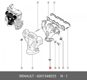 RENAULT LOGAN (2005>) 6001548025 RENAULT