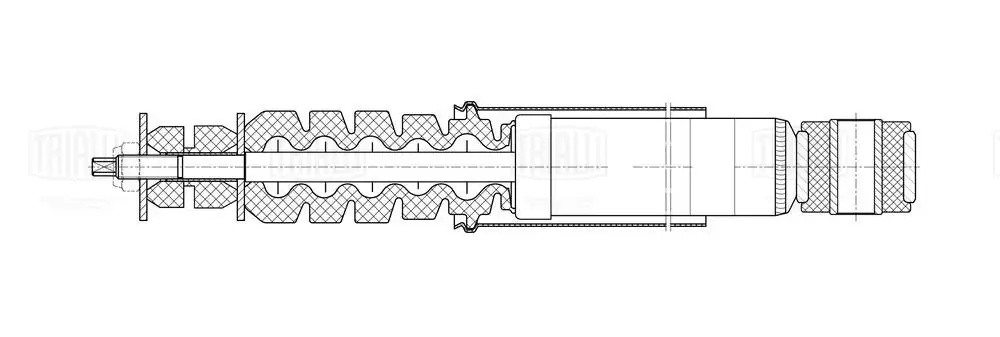 Амортизатор для а/м Лада X-Ray Сross (17-) задн. (AG 01526) AG01526 TRIALLI
