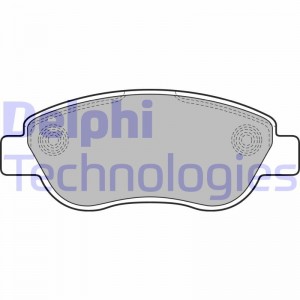 LP2075 колодки дисковые п.\ Renault Megane II 1.4i 16V 82HP 03> LP2075 DELPHI