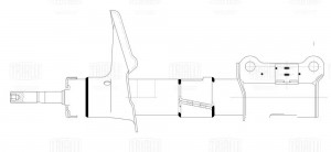 Амортизатор Volvo S60 (00-) (стойка) перед. лев./прав. (AG 10097) AG 10097 TRIALLI