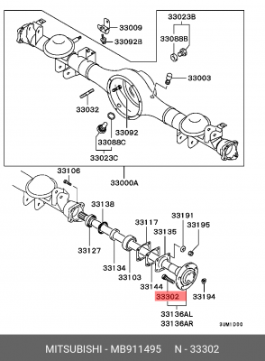 Шпилька колеса MITSUBISHI Lancer,Colt переднего OE MB911495 MITSUBISHI