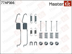 Комплект установочный тормозных колодок TOYOTA Hilux 01- , Hilux 07-, 06- Master 77AP166 MASTER KIT