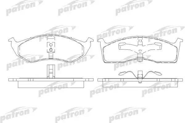 Колодки тормозные PBP7006 PBP7006 PATRON