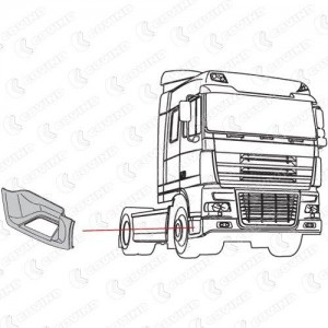 Подножка правая DAF 105 XF XF5244 COVIND
