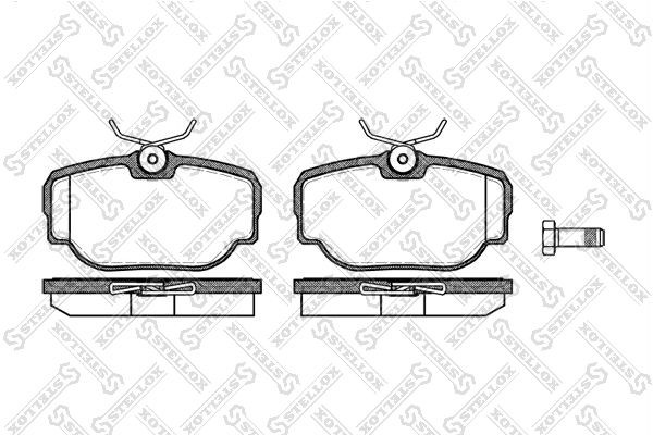 577 00=FDB981 !колодки дисковые з.\ Land Rover Discovery 4.0i/2.5TD 98> 588-000-SX STELLOX