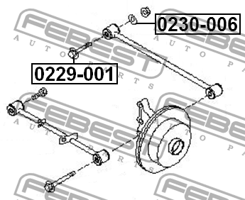NISSAN X-TRAIL (T31) (2007>) 0229-001 FEBEST