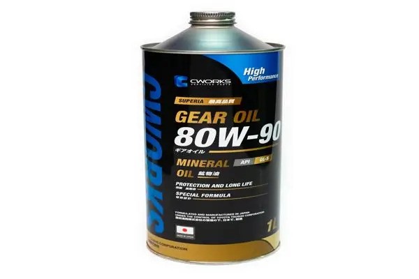 Масло трансмиссионное SUPERIA GEAR OIL 80W-90 GL-5 1L A21SR1001 A21SR1001 CWORKS