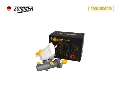 Цилиндр тормозной главный УАЗ 3163 Патриот, 3741, Хантер Евро-4 (с 02.2018 г.в) 22063505010 ZOMMER