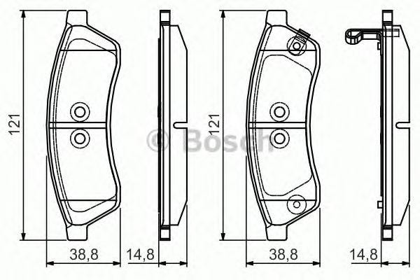CHEVROLET EPICA (2006>) 0 986 495 168 BOSCH