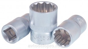 Головка торцевая 1/2" (10) "АвтоDело" (12 граней) 39780 AVTO DELO