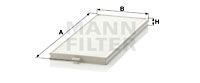 Фильтр салонный CU2506-2 CU 2506-2 MANN FILTER