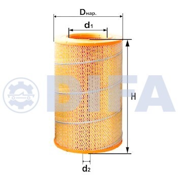 Элемент фильтрующий ММЗ Д-260 воздушный DIFA DIFA4318 DIFA