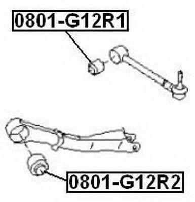 САЙЛЕНТБЛОК SUBARU 0801G12R2 0801-G12R2 ASVA
