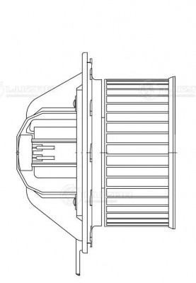 Мотор отопителя BMW 3 (E90),X3 (F25) (10-) LUZAR LFH26173 LUZAR