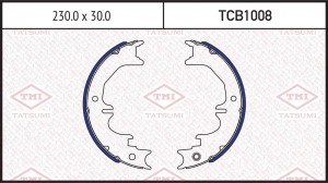 Колодки тормозные барабанные TOYOTA Land Cruiser 75-LEXUS GX/LX 01- TCB1008 TCB1008 TATSUMI