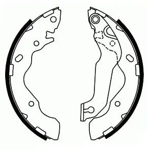 Колодки барабанные HYUNDAI ACCENT II BS11189 BS11189 SB NAGAMOCHI
