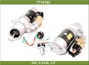 стартер! 24V, 6kW, CW, 12T\ FAW CA3252/CA3312 TESLA TECHNICS TT16193 TESLA TECHNICS
