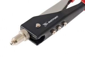 Заклепочник 250мм 2.4-3.2-4-4.8мм переставной 0-90град. MATRIX 40527 MATRIX