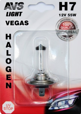 лампа! (H7) 55W 12V Vegas блистер 1шт.\ A78483S AVS