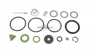 Ремкомплект MAN MERCEDES IVECO осушителя воздуха (клапан,пружина,кольца уплотнит 4.90881 DIESEL TECHNIC