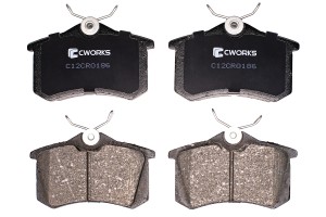 Тормозные колодки задниe C12CR0186 C12CR0186 CWORKS