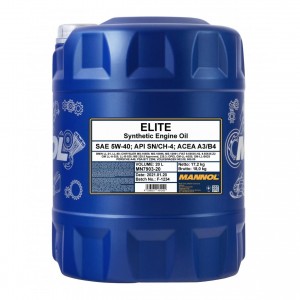 7903 MANNOL ELITE 5W40 20L масло моторное! синт.\ API SN/CH-4, ACEA A3/B4 MN7903-20 MANNOL