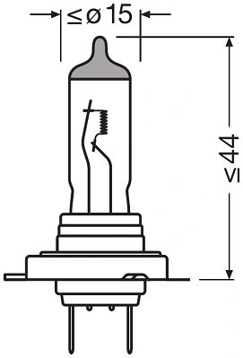 Лампа 12V H18 65W PY26d-1 OSRAM 64180L OSRAM