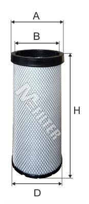 фильтр воздушный! вставка H352 D130 d113\ Hitachi/John Deere Equipment A559-1 MFILTER AUTOMOTIVE FILTERS