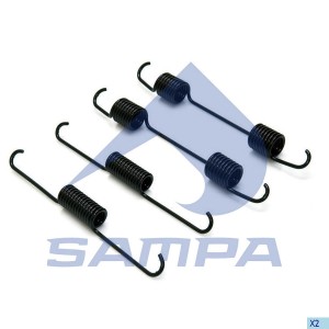 Пружина IVECO колодок тормозных комплект (4шт.) SAMPA 060557 SAMPA