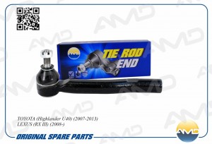 Наконечник рулевой левый TOYOTA Highlander U40, 2007-2013, LEXUS RX III, 2008- A AMD.TE415L AMD