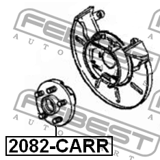 Ступица 2082-CARR 2082-CARR FEBEST