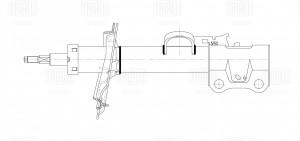 Амортизатор Geely Atlas (16-) 2.0i (стойка) перед. прав. (AG 30354) AG 30354 TRIALLI