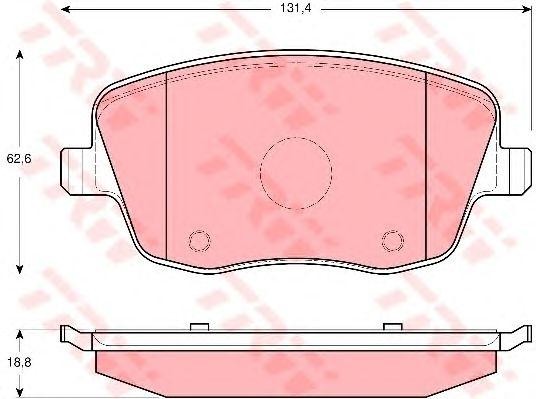 SEAT IBIZA IV /SKODA FABIA (1999-2006)/VW POLO (20 GDB1414 TRW
