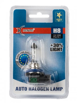 Лампа 12V H8 35W PGJ19-1 +30% 3200К блистер (1шт.) XENITE 1007091 XENITE