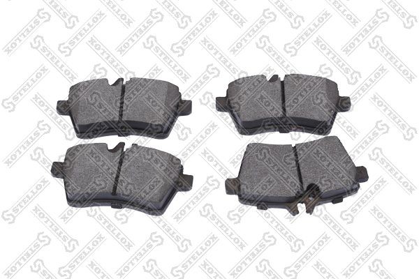 колодки дисковые передние! с антискр. пл.\ MB A-class W169 1.5-1.8CDi 04> 1155-000B-SX STELLOX