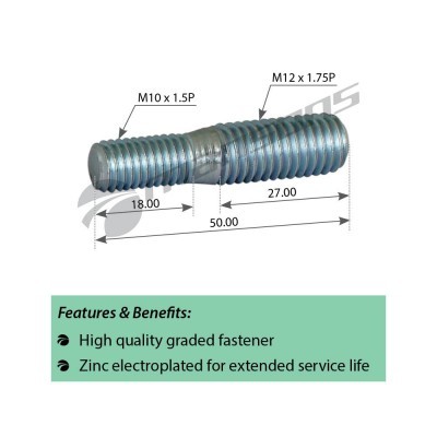 Шпилька SCHMITZ M10/М12х1.75 MANSONS 602.011 MANSONS